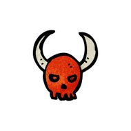 cartoon skull symbol N40