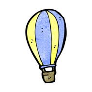 cartoon hot air balloon N17
