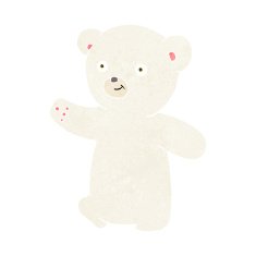Cartoon Polar Bear Cub N56