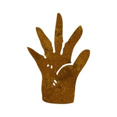 cartoon hand symbol N40
