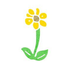 cartoon flower symbol N22