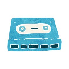cartoon cassette tape N28