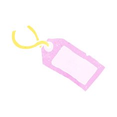 cartoon luggage tag N41