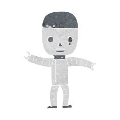 Cartoon Robot N276