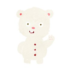 cute cartoon polar bear N59