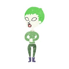 cartoon zombie girl N13