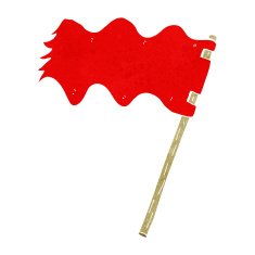 Cartoon White Flag N20