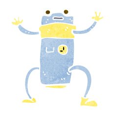 Cartoon Robot N280