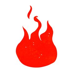 cartoon flame symbol N10