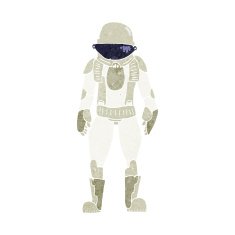 Cartoon Astronaut N136