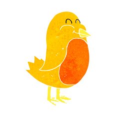 Cartoon Bird N368