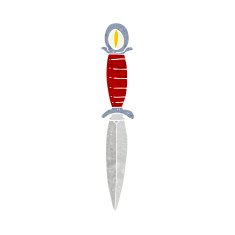cartoon mystic dagger N10