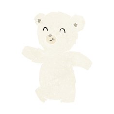 cute cartoon polar bear N65