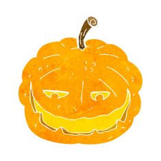 cartoon halloween pumpkin N39