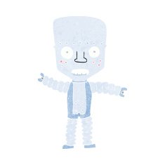 Cartoon Robot N282