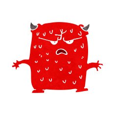 cartoon little alien N30