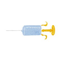 cartoon old needle N10