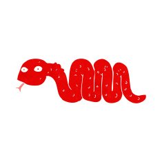 funny cartoon snake N56