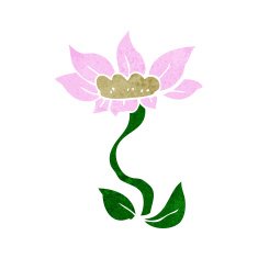 cartoon flower N431