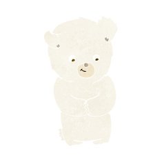 cute cartoon polar bear N71