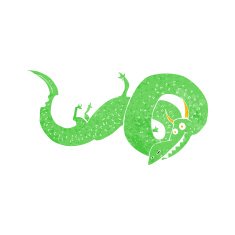 cartoon chinese dragon N15
