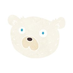 Cartoon Polar Bear N93