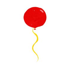 cartoon party balloon N11