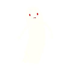 cartoon spooky ghost N91