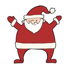 Cartoon Santa Claus N344