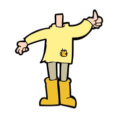 cartoon body (mix and match cartoons or add photo faces) N31