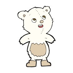 Cartoon Polar Bear N96
