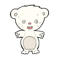Cartoon Polar Bear N97