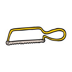 cartoon hacksaw N10