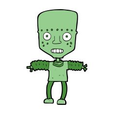 Cartoon Robot N285