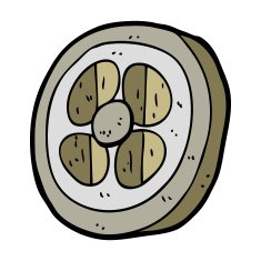 cartoon medieval shield N11