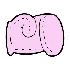 cartoon pink boxing glove N8