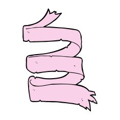 cartoon pink scroll N4