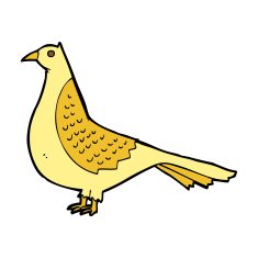 Cartoon Bird N370