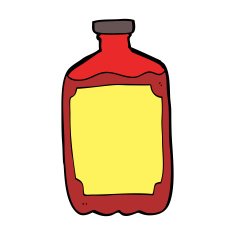 Cartoon Water Bottle N83