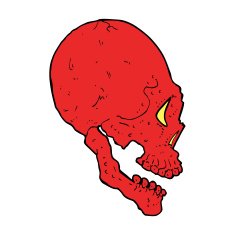 red skull illustration N6