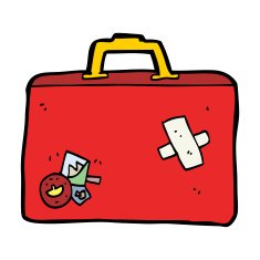 cartoon luggage N15
