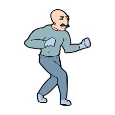 cartoon victorian boxer N7