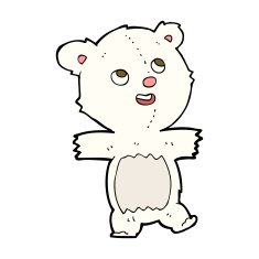 Cartoon Polar Bear N98