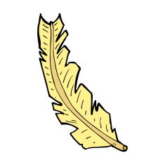 Cartoon Feather N56