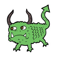 cartoon little demon N30