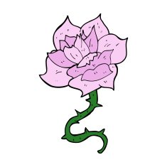 Cartoon Rose N22
