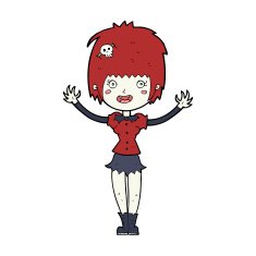 Cartoon Vampire Girl N240