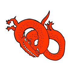 Cartoon Dragon N31