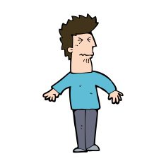 cartoon stressed man N75