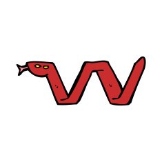 cartoon snake symbol N9